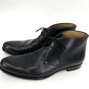 Paul Evans Mens Leather Chukka Boots Size 9 Made in Italy